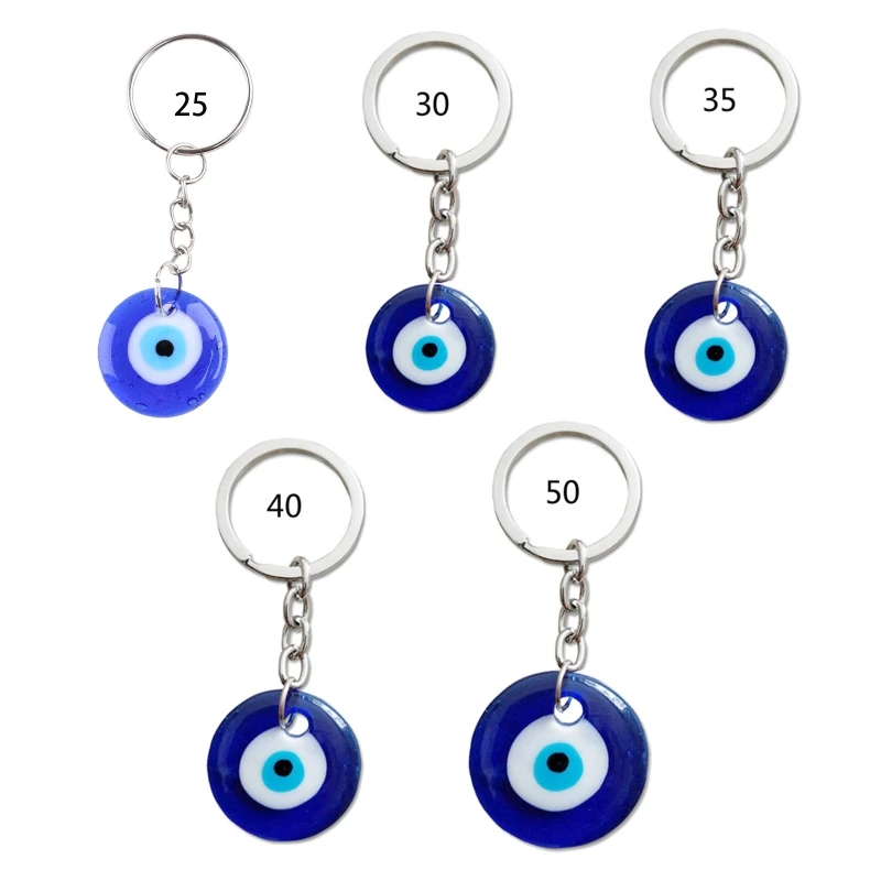 Lucky Blue for Evil Eye Keychain Door and Window Decorations Car Ornaments European and American Jewelry for Women Men