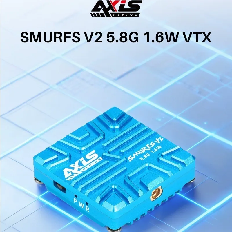 

Axisflying CoolFly FPV Racing Drone SMURFS V2 Simulated Video Transmission 5.8G 1.6W SMURFS Video Transmission