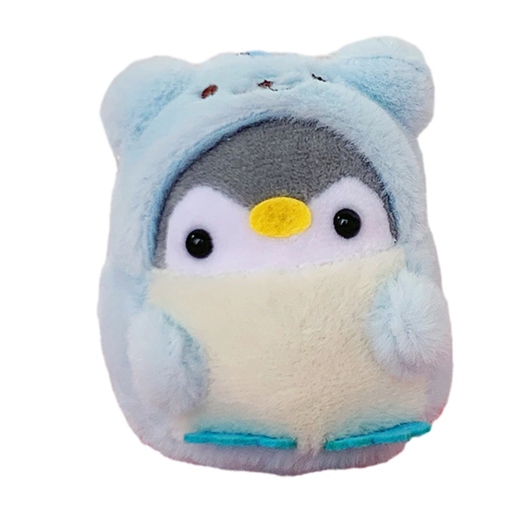 Adorable Plush Toy Bear Turned Penguin Backpack Doll Plush Pendant Soft and Huggable Enhances the Look of Your Accessories