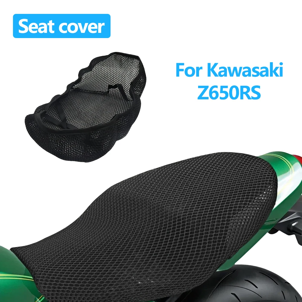 

For Kawasaki Z650RS Z650 650RS Motorcycle Seat Cover 3D Mesh Fabric Seat Non-Slip Breathable Heat insulation Protect Cushion