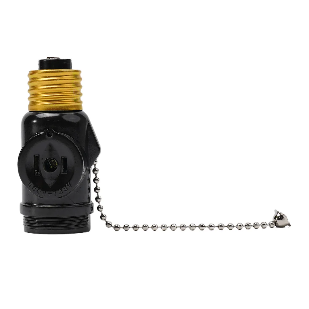 Light Bulb Socket to Adapter with Switch Base AC Outlet for E26 LED Bulbs Power Source 120V AC Suitable for Various Lighting