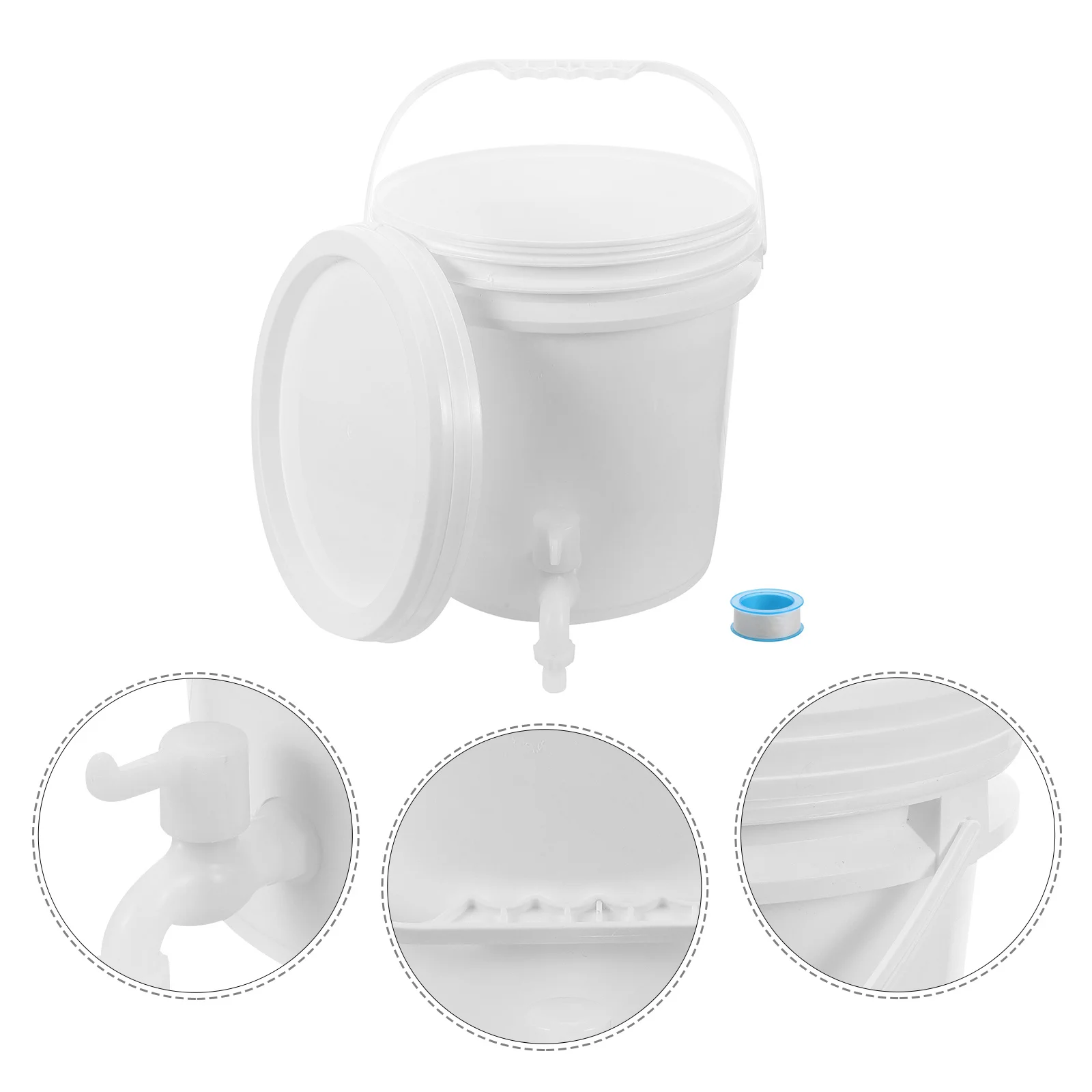 

10L Water Tank Heavy Duty Plastic Camping Water Storage Jug Portable Outdoor Container For Travel Drinking Use Camping Accessory