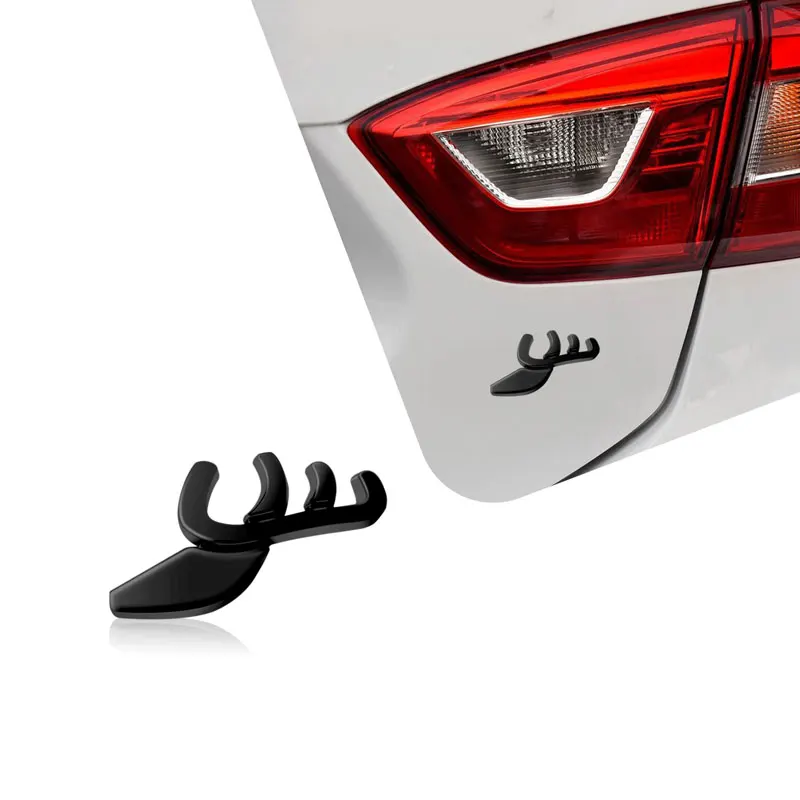 Metal Creative Side Door Bumper Sticker Decor For SAAB Hirsch Aero 95 93 91 99 900 900 93X 97X For Buick Excelle Regal Lacrosse