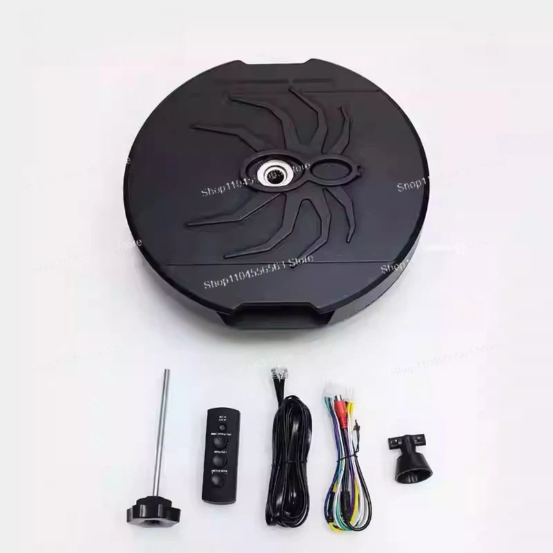 12V Aktiver Basslautsprecher - 12-Zoll Hochleistungs-Auto-Subwoofer für Reserverad-Unterschrank zur Klangverbesserung
