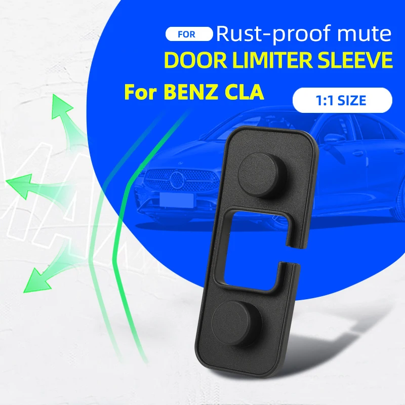 For Mercedes-Benz CLA GLA GLB GLC Car Door Limiting Stopper Cover Case Silicone Waterproof Protection Pad Sticker Accessories