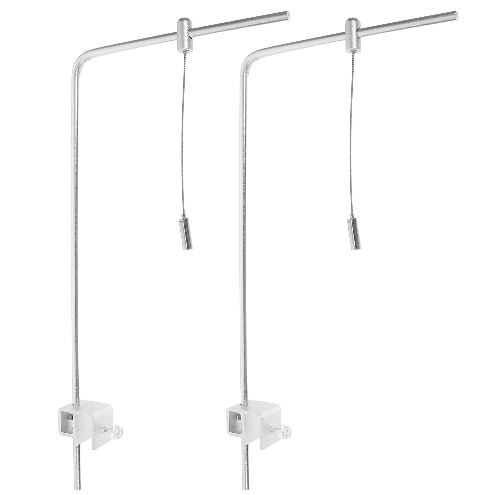 

2Pcs Aquarium Light Stand Aluminum Alloy Adjustable Fish Tank Light Holder for Saltwater Freshwater Aquarium Lighting Equipment