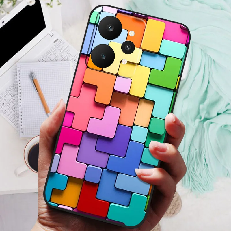 حافظة لهاتف Realme 15 حافظة ظهر من السيليكون الناعم المقاوم للصدمات من مادة البولي يوريثان اللطيفة لهاتف Realme 15 حافظة لهاتف Realme 15 Pro Soft Funda