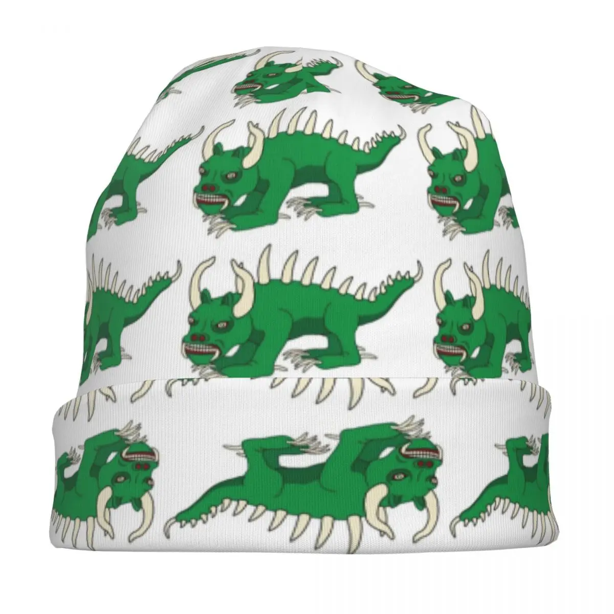 HODAG Lone Beast Cryptid Animal Pattern Skullies Beanies Hats Spring Unisex Outdoor Caps Warm Dual-use Bonnet