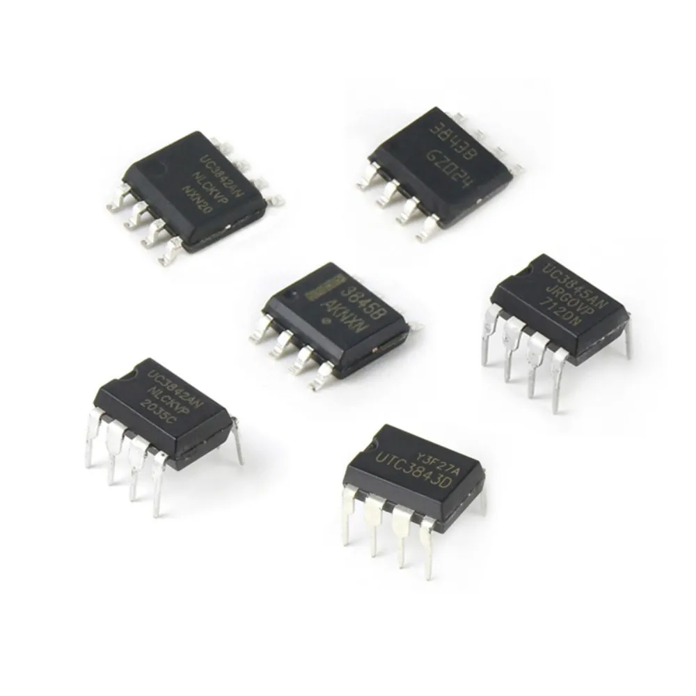 

10PCS UC3842 UC3843 UC3844 UC3845 A AN B BD1R2G SMD SOP-8 Current PWM Pulse Width Modulation IC