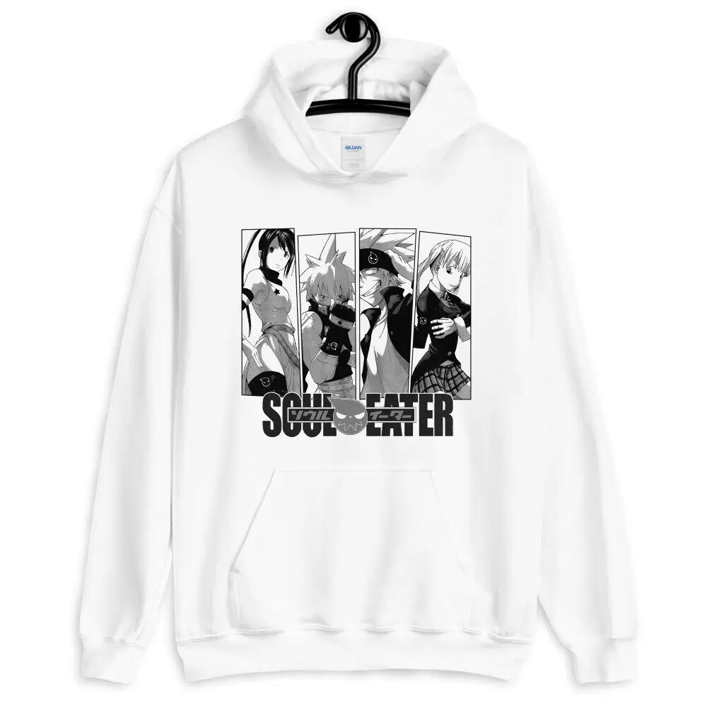 SOUL EATER-Sweat à capuche unisexe, série manga japonais, Manga,Maka Albarn, Death the peuv