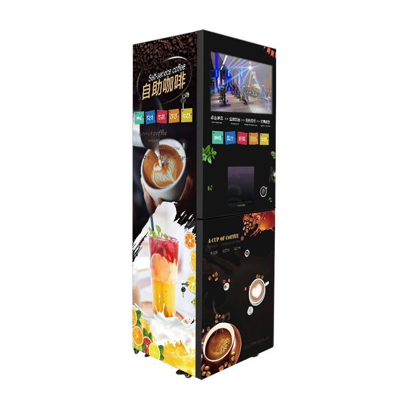 Customized 24H Self-Service Protein Shake Vending Machine Touch Screen Multi-Flavor Gym Vending Device