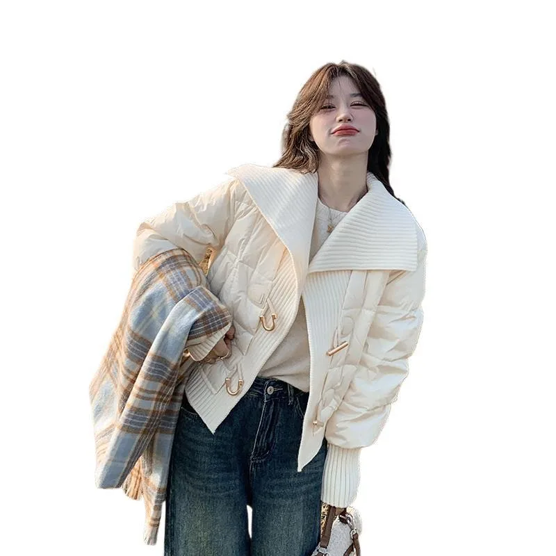 Down jacket women's short winter new small super good-looking fried street white duck down jacket winter clothes women