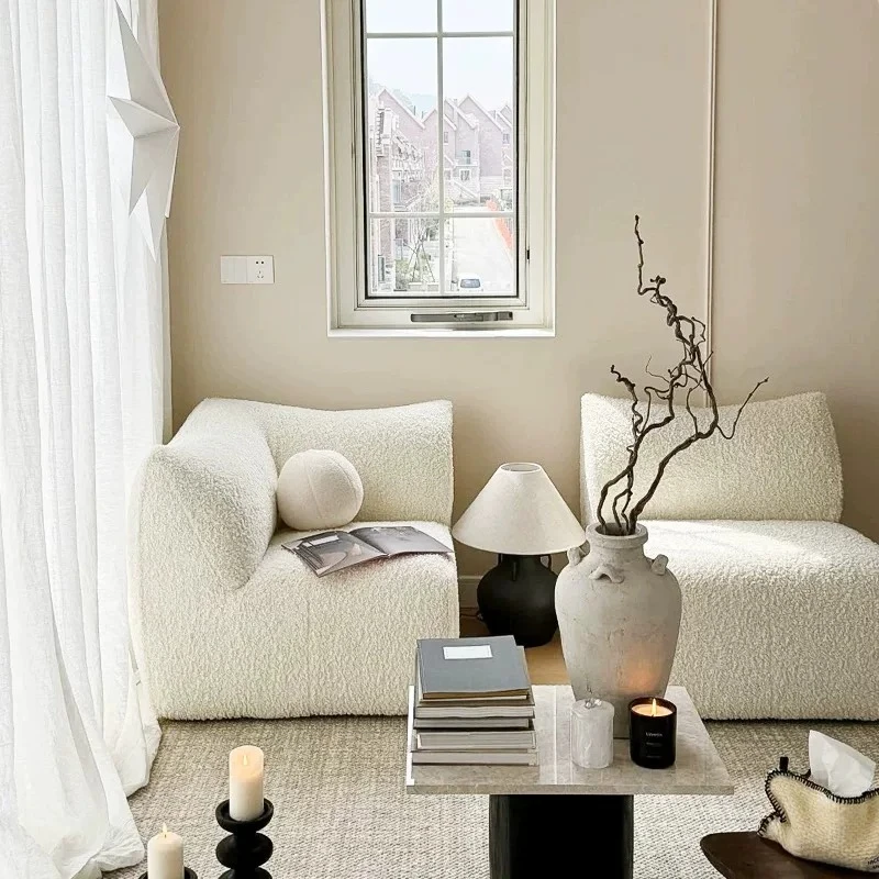 Clearance Arm Chair Sofas Floor Nordic Couple Apartments Sofas Partitions Space Saving Fotele Do Salonu Living Room Furniture