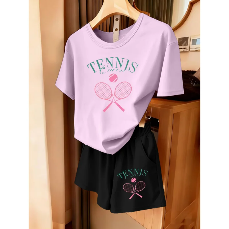 The 2026 women's short-sleeve top and shorts set is comfortable, soft, and breathable—perfect for everyday workouts. view 3