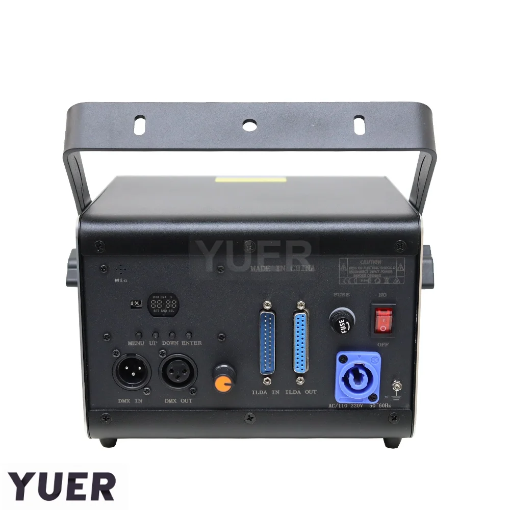 NEW Mold ILDA 6W RGB Laser Light Animation Beam Scanner Stage Laser Projector DJ Disco Bar Club Party Dance Wedding Effect Show