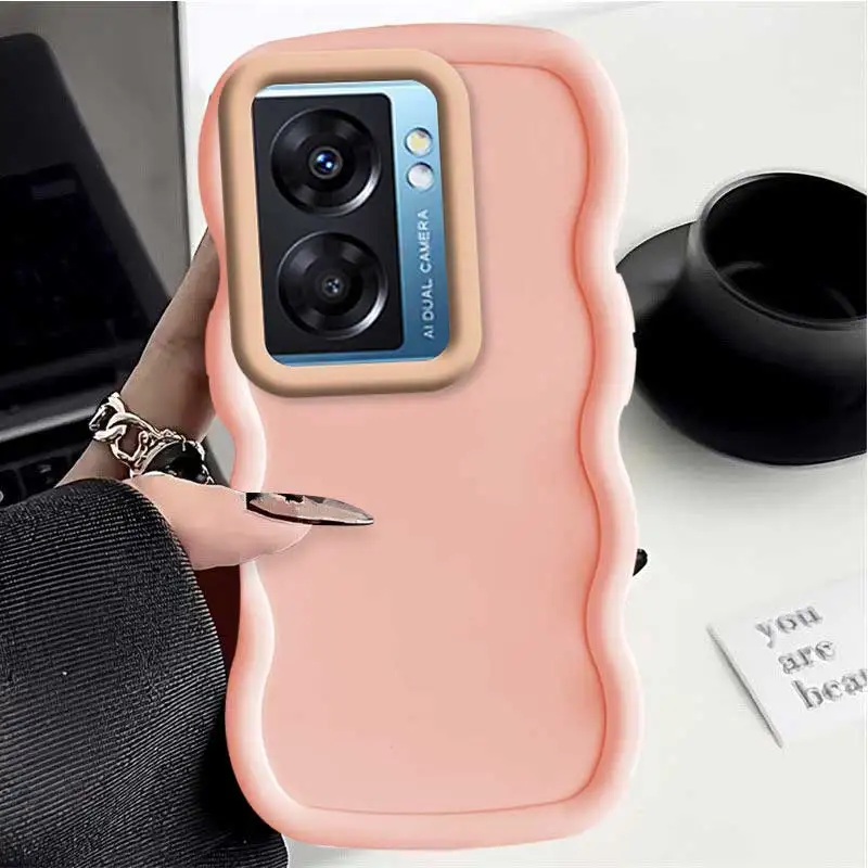Nord N300 Wavy Shape Silicone Phone Case For OnePlus Nord N20 N20SE N300 N30SE Cover