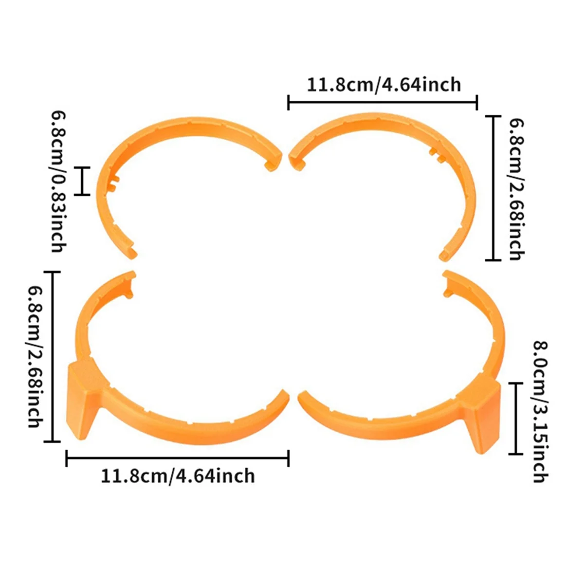 

A74Z Защитный чехол-бампер для FLIP, защита от столкновений, защита пропеллера, защитный чехол, аксессуары для дронов, черный