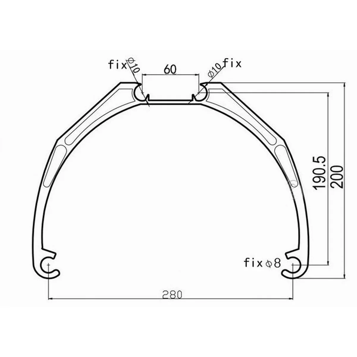 Tarot Aircraft Landing Skid Yellow DIY for RC Quadcopter Multirotor Plant Protection Drone UAV