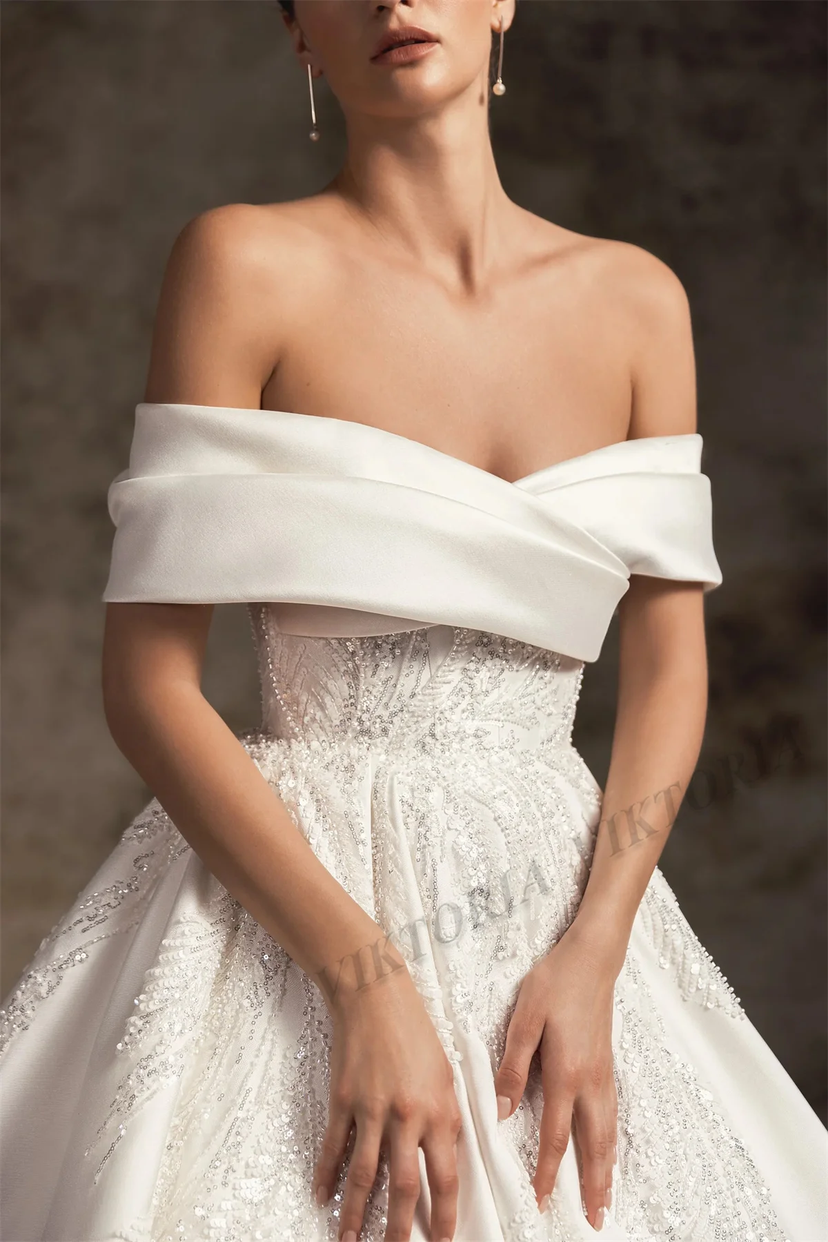 double strap georgette bridesmaid wrap dress Ever-Pretty Wrap-Style Maxi Satin Budget Bridesmaid Dress with Waist Tie main image 1