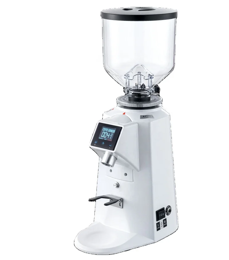 جودة آمنة أوتوماتيكية رقمية صناعية من الفولاذ المقاوم للصدأ مطحنة حبوب قهوة اسبريسو كهربائية تجارية