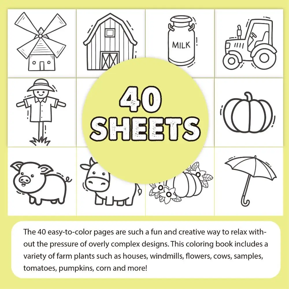 

Mini Food Fruit Coloring Book Creative Montessori Gouache Graffiti Book Pocket Educational Watercolor Painting Book