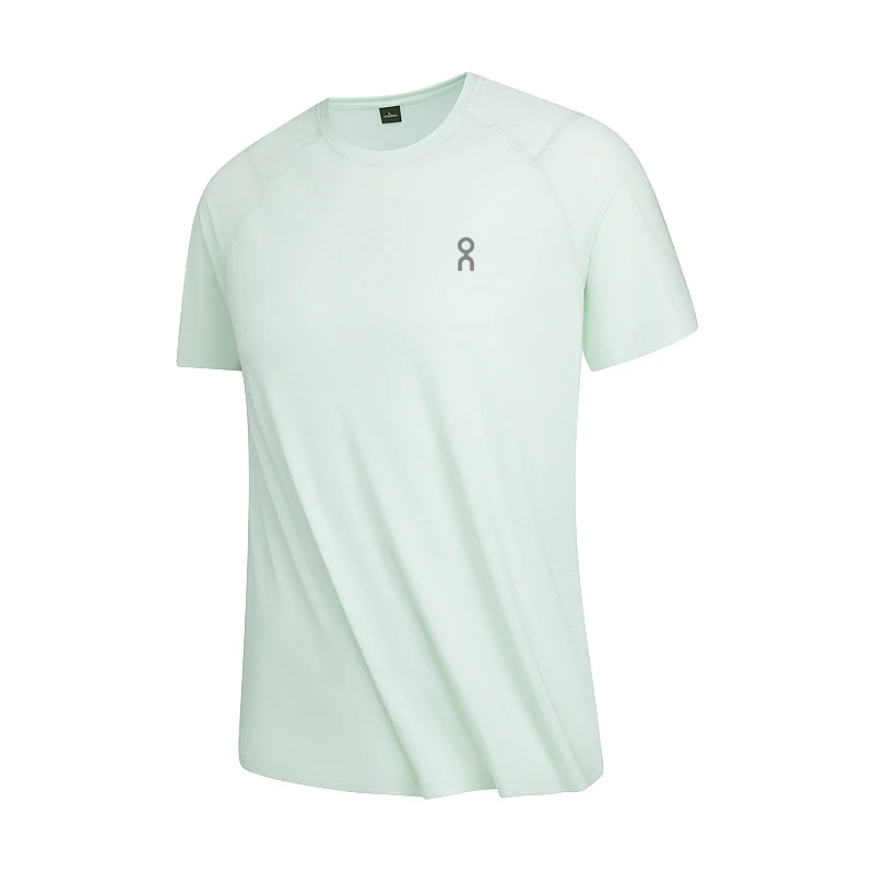 

Мужская футболка из ледяного шелка для активного отдыха, спорта, бега, быстросохнущая, дышащая, влагоотводящая, с защитой от солнца