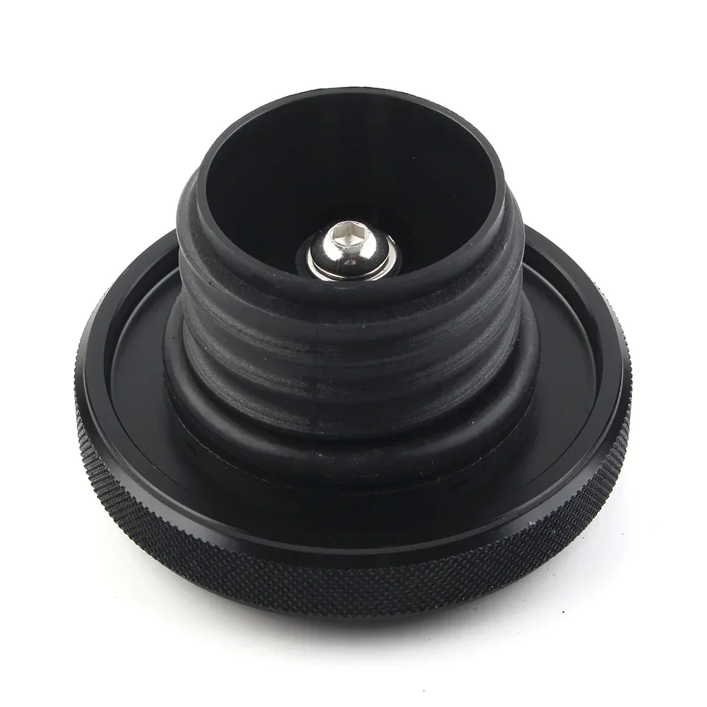 Per Harley Dyna Road King Heritage Softail 1982-up Alluminio Nero/Cromo Moto Tappo Gas Ventilato Coperchio del Serbatoio Del Carburante