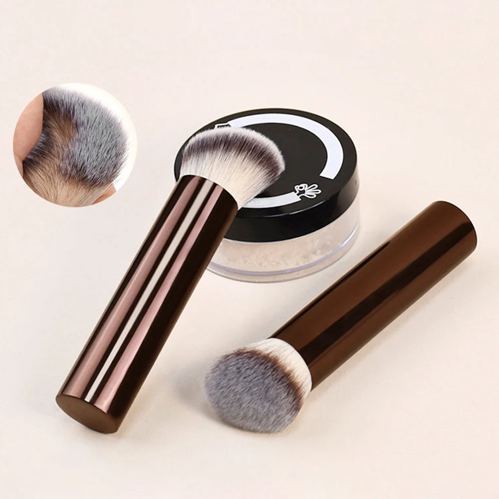 Soft Fiber Hair Makeup Brush Glow Foundation Brush Soft Fiber Hair Fashion Design Single Face Brush