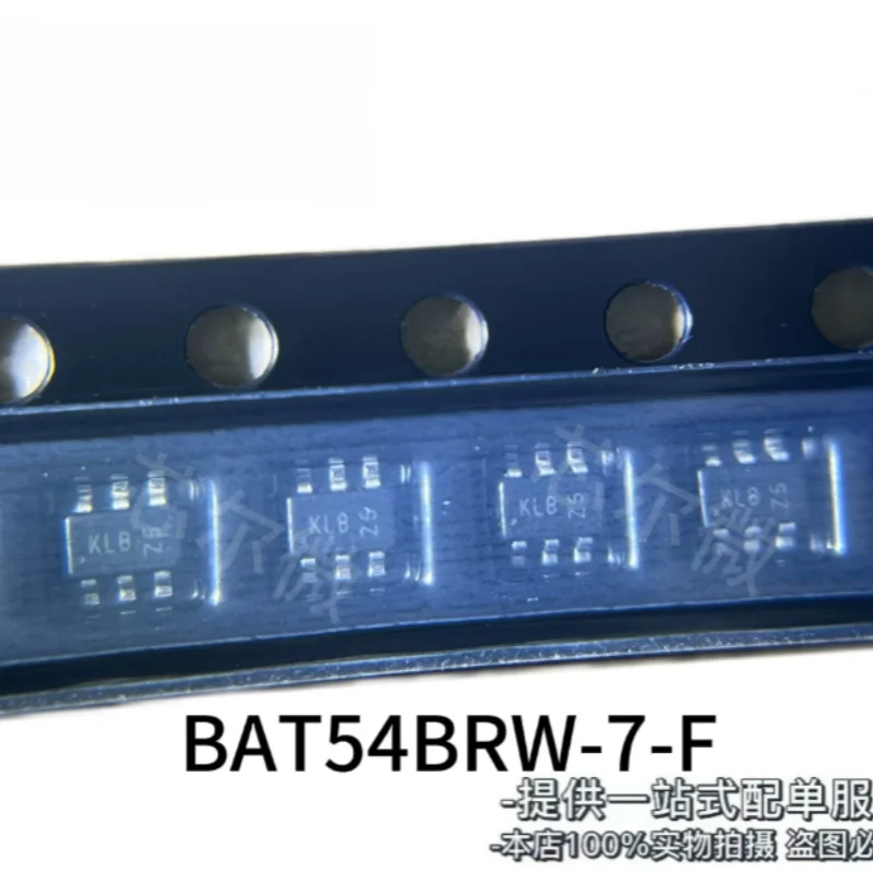 10PCS New Original BAT54BRW-7-F BAT54BRW SOT363 SC88A 30V 200mA Dual Schottky Diode Signal Rectifier Diode