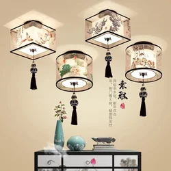 Plafonnier LED suspendu au design créatif chinois, luminaire décoratif de plafond, idéal pour un couloir, nouveau modèle