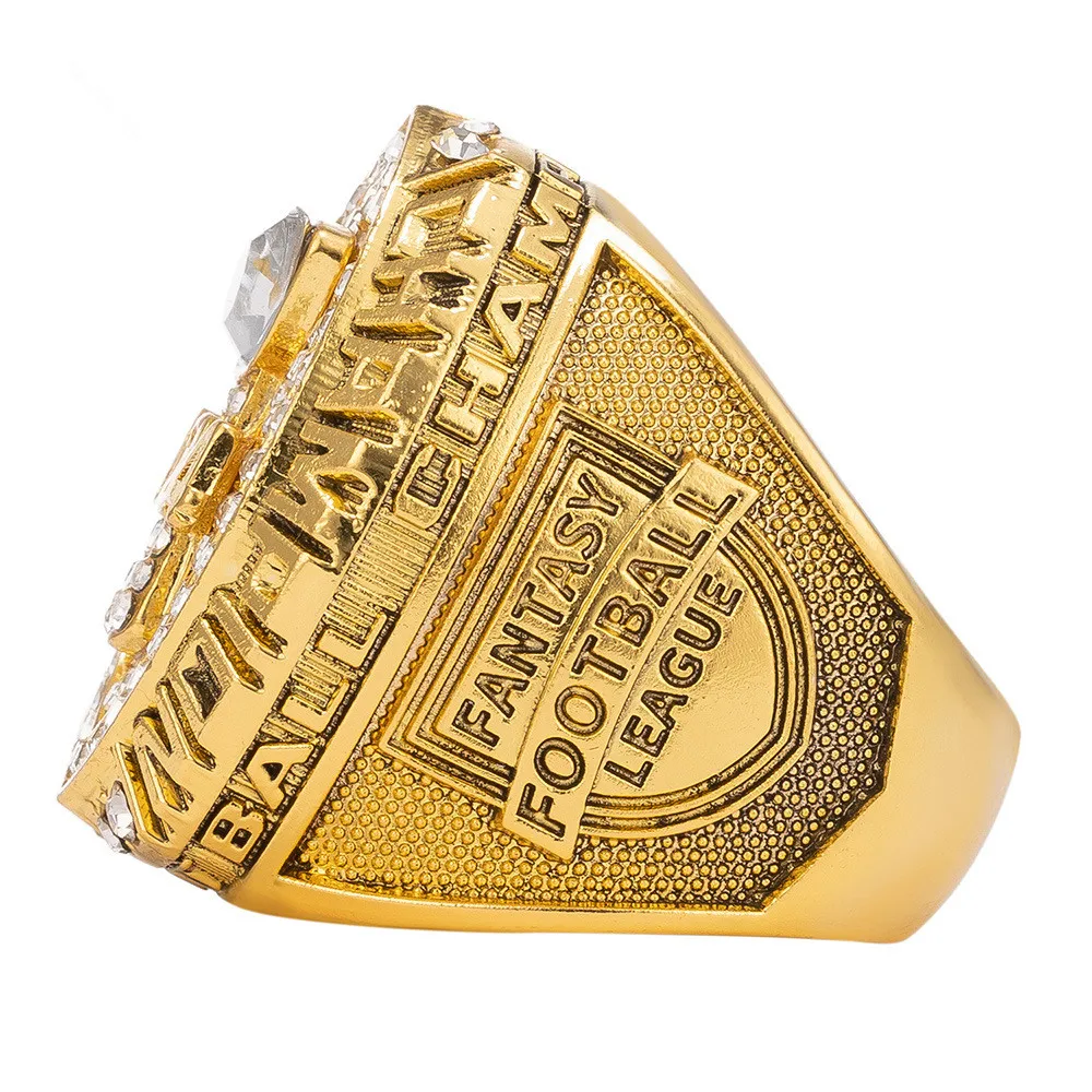 2024 Fantasy Football Championship Ring FFL WINIER Trophy Prize for Fans Men's Commemorative Gifts