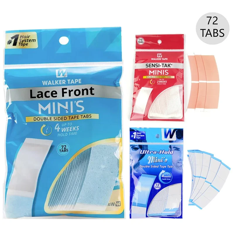 Ultra Hold Tape glue 36pc/pack Double Sided Hair System Tape Sticker Strip Adhesive for Toupees Wig Tape for Lace Wig Waterproof