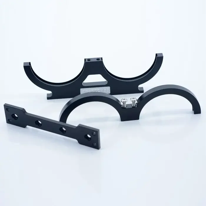 FREEZEMOD doppio serbatoio dell'acqua fibbia fissa staffa metallica completamente in alluminio 50mm 60mm cilindrico. SXKJ-C8