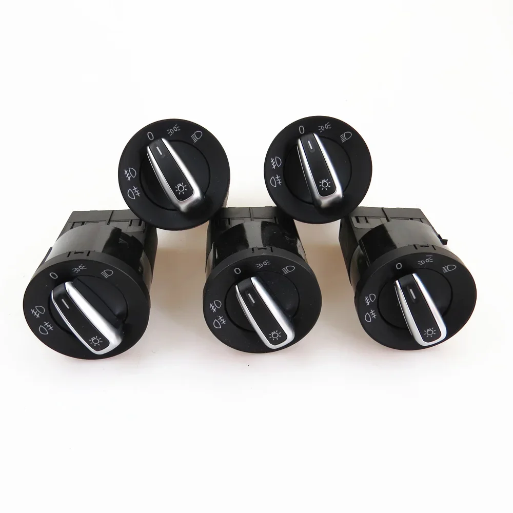 

5Pcs 3BD 941 531 A 3BD941531A For VW Golf MK4 GTI Jetta 4 Beetle Passat B5 Bora Chrome Headlight Switch with Fog Light Control