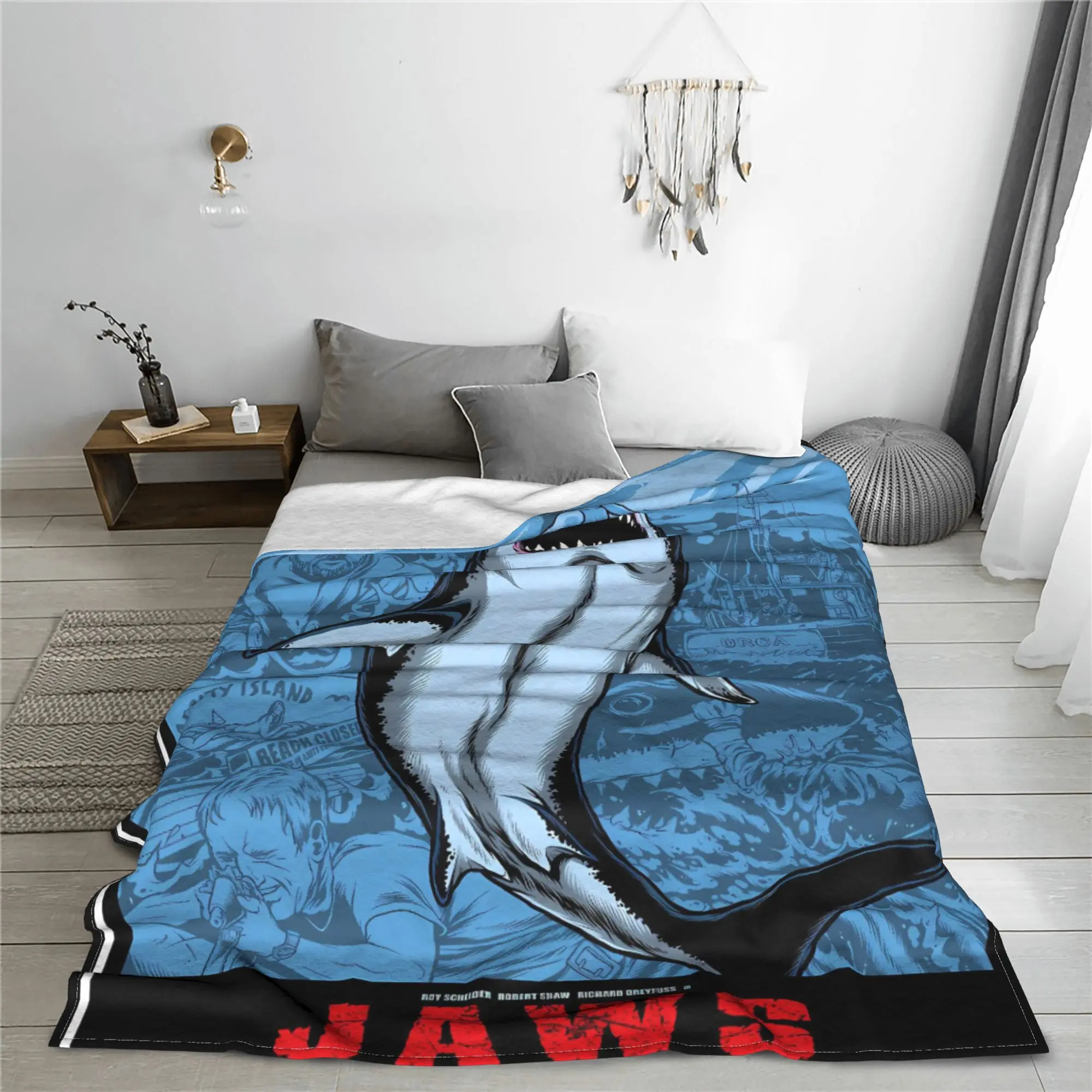 بطانية للأطفال الكبار طائرة السفر فكي 50th الذكرى رمي بطانية الفانيلا المفرش لغرفة المعيشة الرسم أريكة غطاء سرير #3