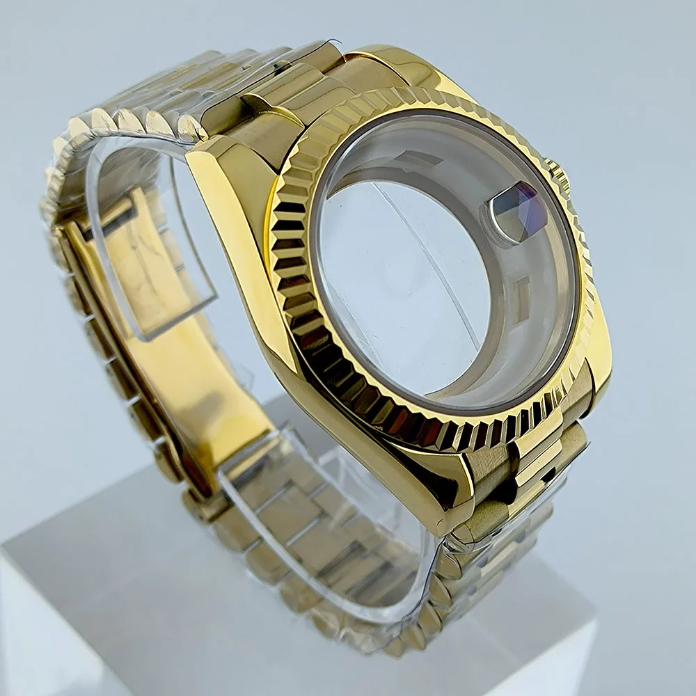 Miyota8285 Watch Case 39mm Case Movement watch automatic mechanical watch sapphire glass men watch fit 8285 movement watch tool