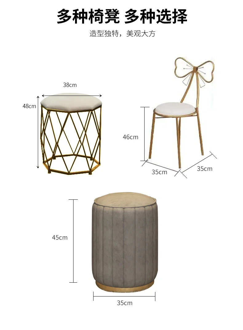 Bedroom Dressing Vanity Table Stand Women Table Storage Cabinet Vanity Table Drawer Mirror Coiffeuse De Chambre Home Furniture