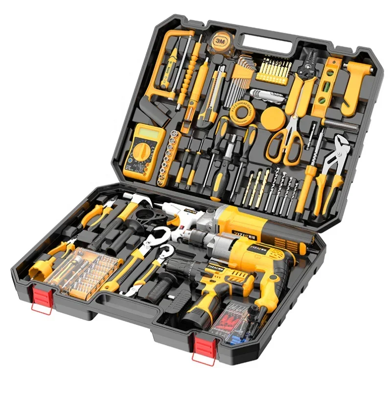 Hot Selling Household  Multi Function Allen Car  Kit Box Hex Socket Screw Ratchet Hand Tools Set