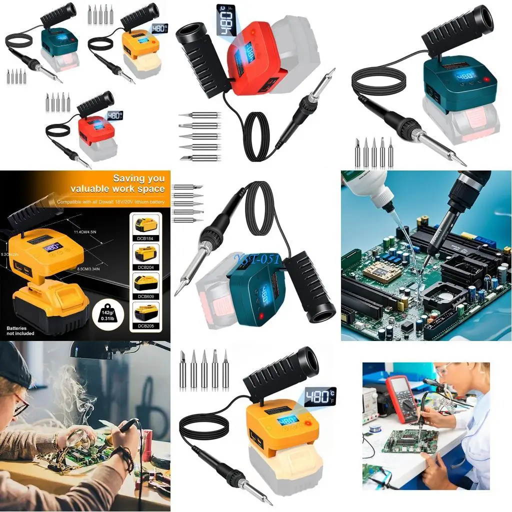 

E15A Professional Welding Tool Fast Heat Up 8 Second 350°C ABS Metal Construction