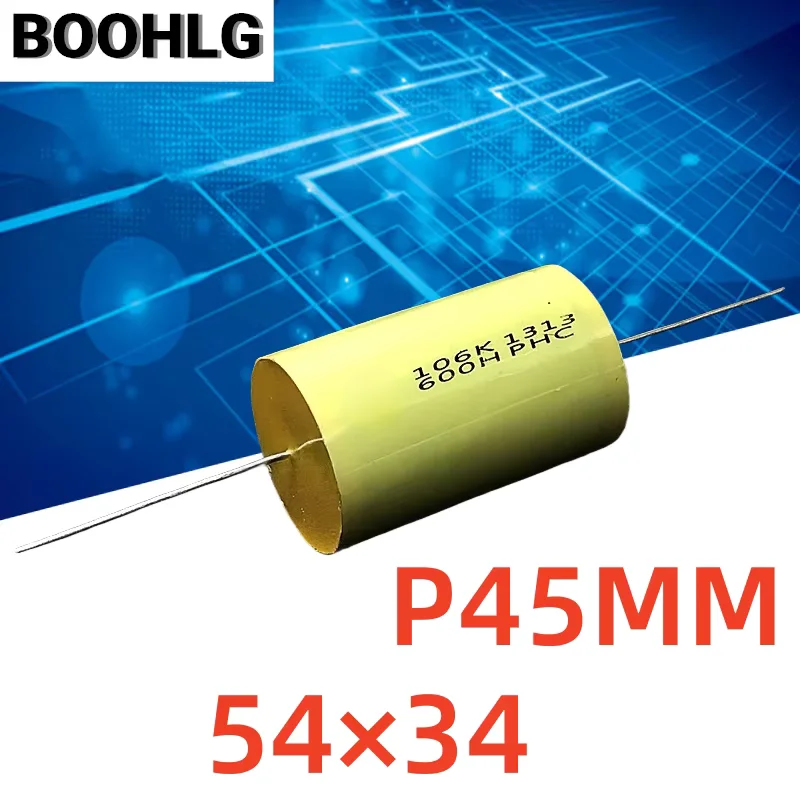 2PCS 10UF 600V IC 600V 106 Audio Axial Capacitor Frequency-Dimensionless Capacitor New Original PHC