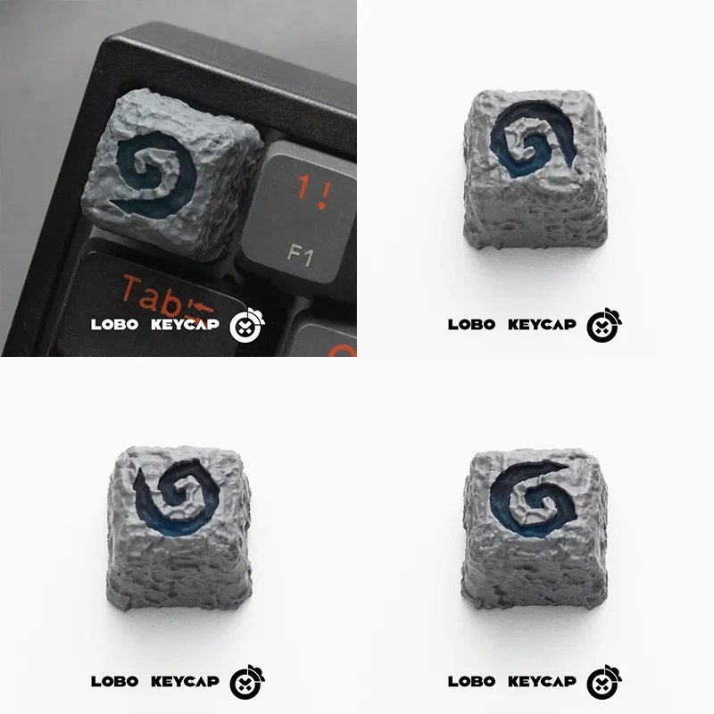 Hearthstone: Heroes of Warcraft Keycaps Original Design Transparent Keycaps for Mechanical Keyboard Customization Game Keycaps