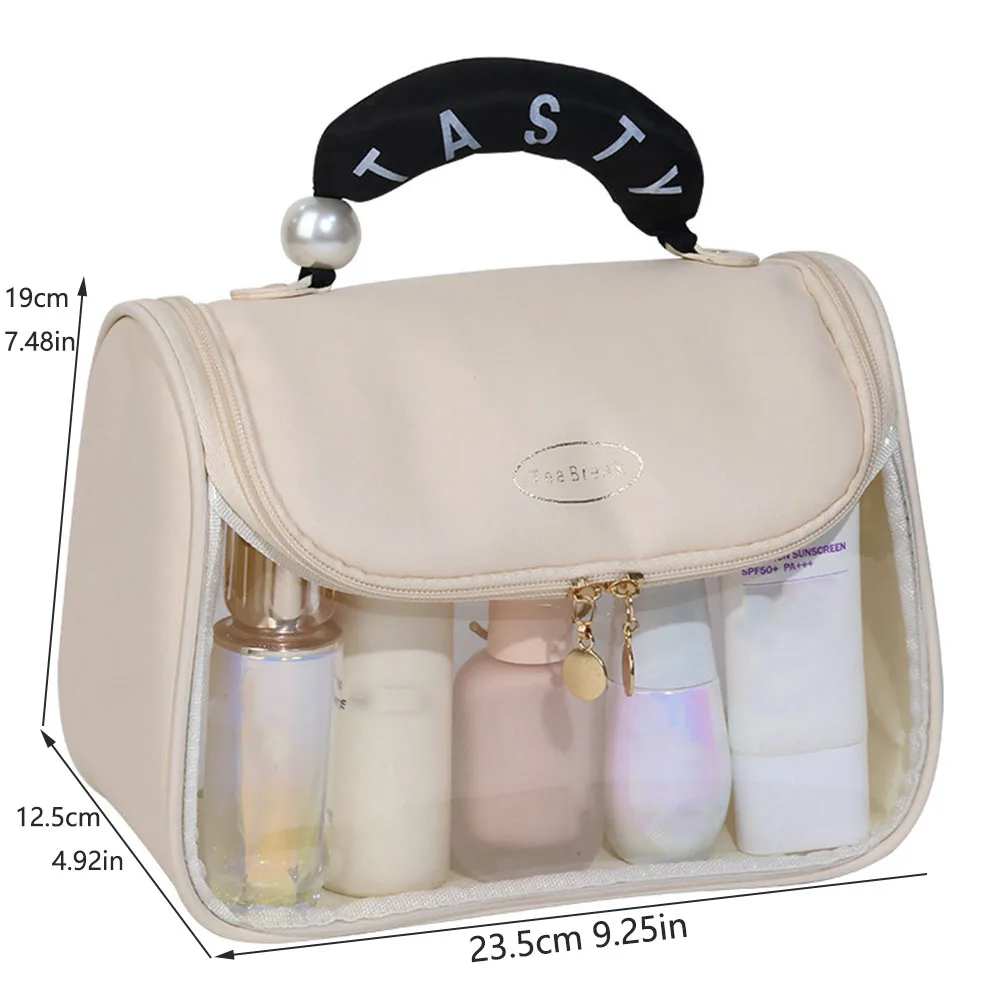 Travel Makeup Bag Waterproof Toiletries Organizer High Quality Women  Bathroom Hook Wash Pouch Hook Makeup Storage Bag