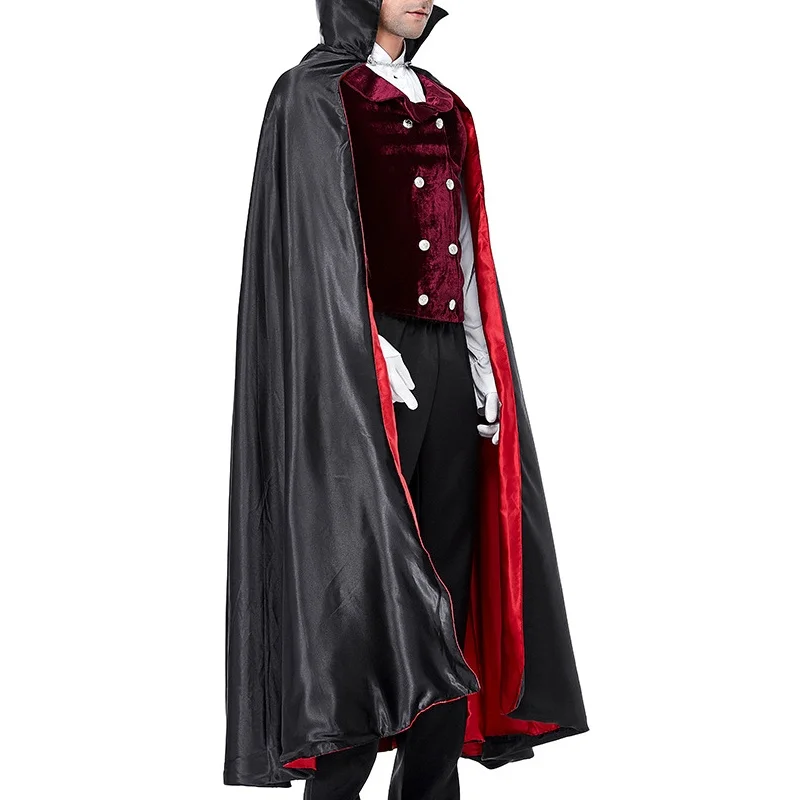 ชุดคอสเพลย์ผู้ชายธีมปราสาท ทรานซิลเวเนีย สำหรับงานปาร์ตี้ธีมปราสาท ปี 2025