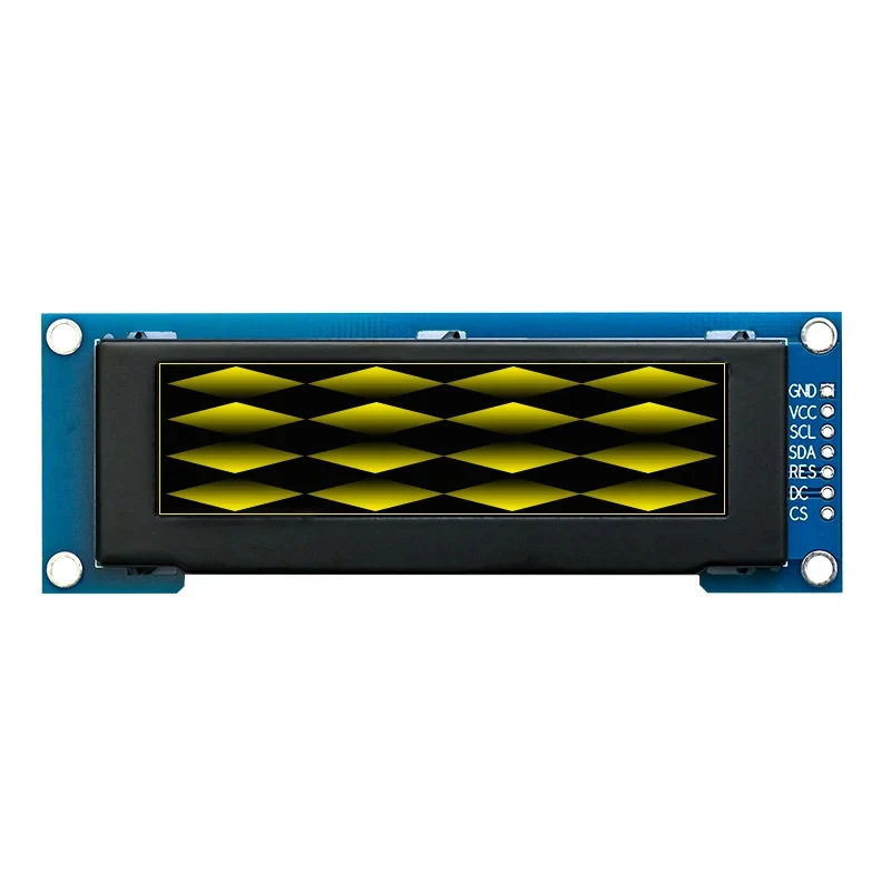 2.8 Inch OLED Display Module 256*64 Resolution SSD1322 Driver SPI Interface With 16-Level Grayscale 7Pin