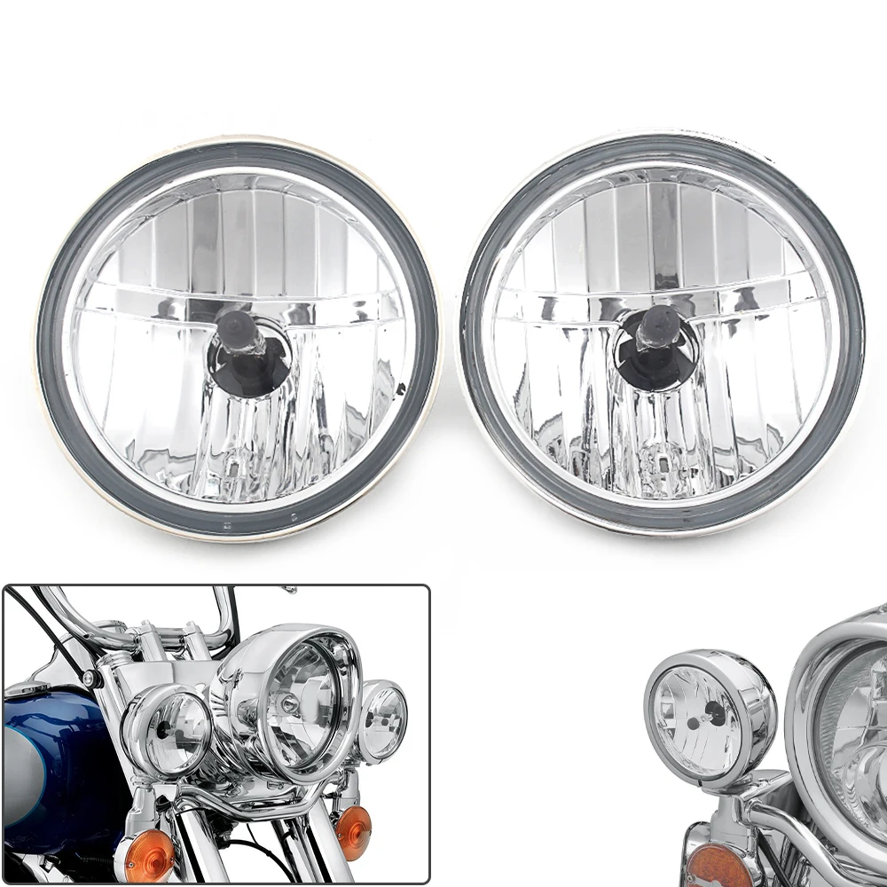 Front Fog Light 4.33 Inch 27 Watt 12V For All Models With Original Equipment Or Accessory Auxiliary Lighting Kits Clear Amber