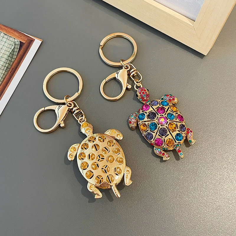 2024 New Turtle Keychain Women\'s Bag Pendant Souvenir Gift Car Key Ring