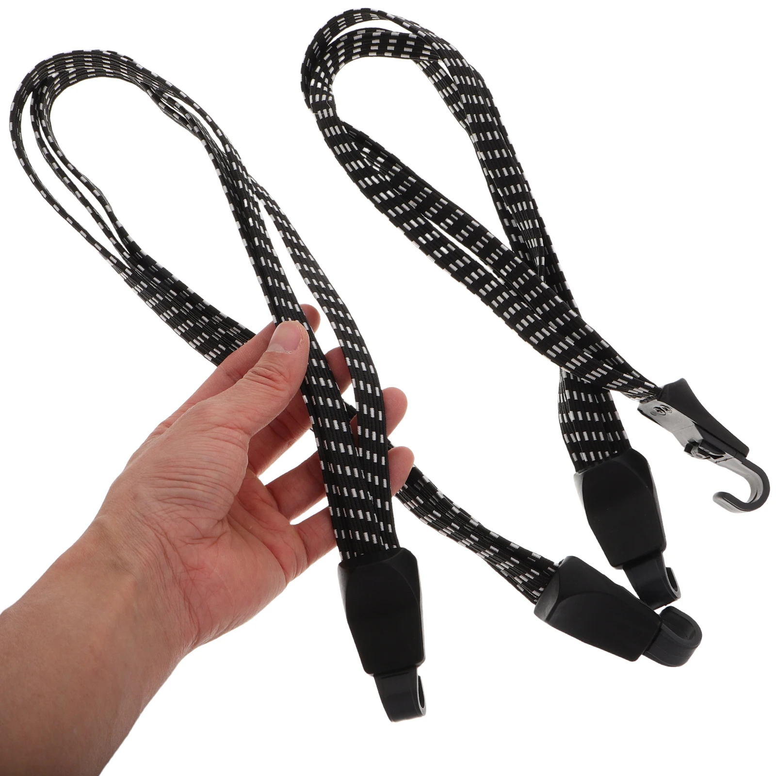 

4pcs Elastic Strap Bungee Cord Bike Luggage Rope Durable Multi Use Travel Motorcycle Rack Suitcase Strap