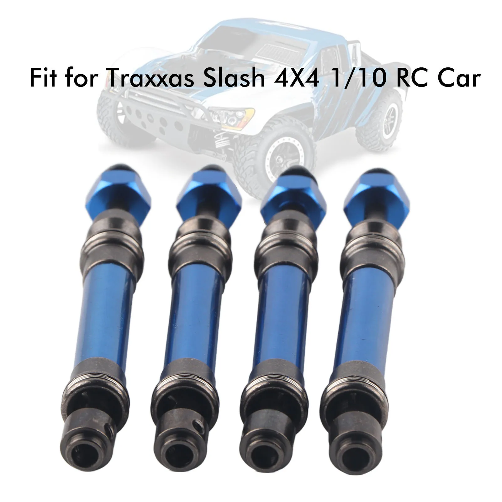 CVD Front Rear Drive Shaft Metal  Axle for Traxxas Slash 4X4 1/10 RC Car CVD Drive Shaft Front Rear Drive Shaft