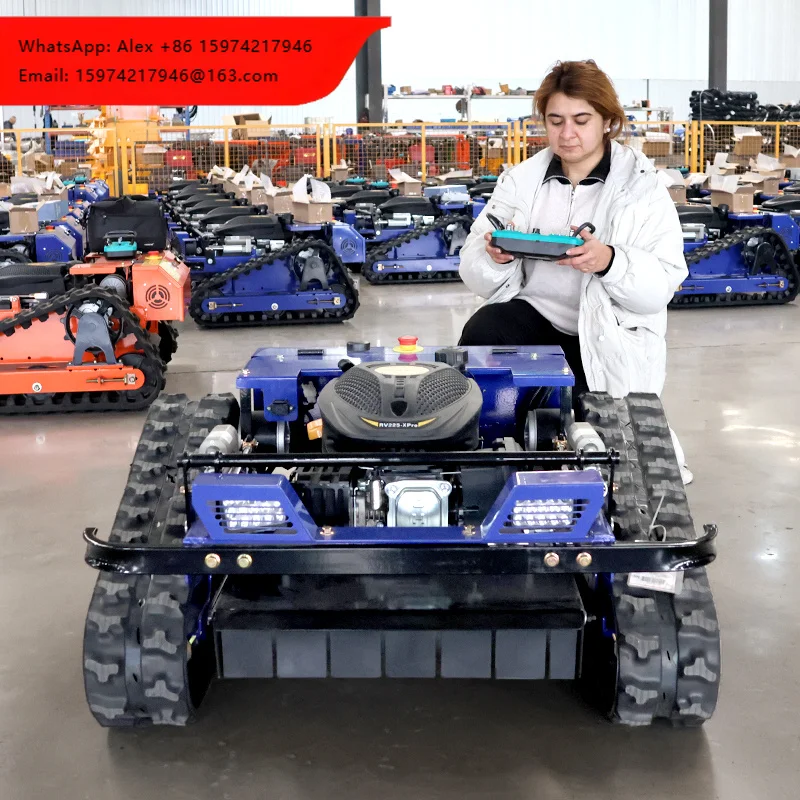 

Factory Price 550mm Grass Crawler Zero Turn Mower 60 Inch Remote Control Lawn Mowers For Golf Course