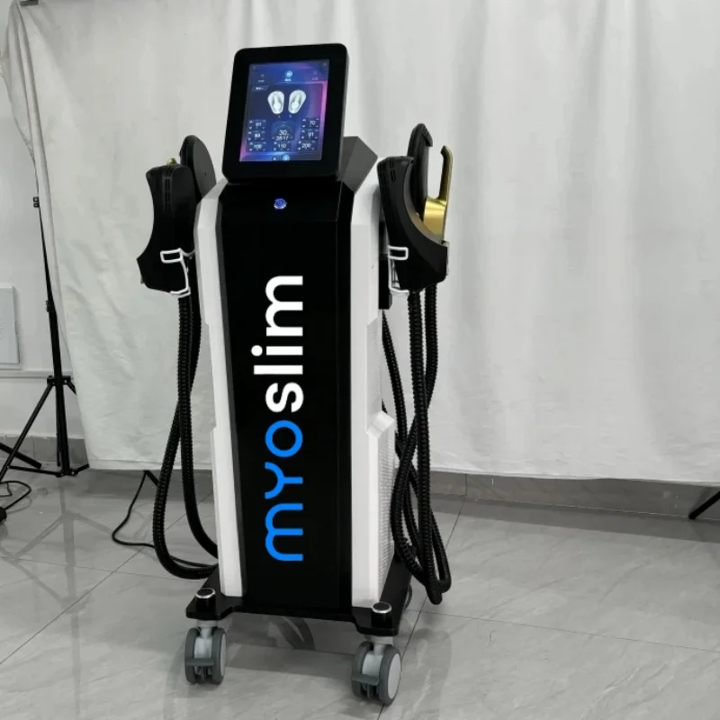 

Myoslim Лидер продаж, обновленная профессиональная машина для коррекции фигуры, портативная машина для наращивания мышц, похудения, удаления жира, вертикальная машина, коммерческая